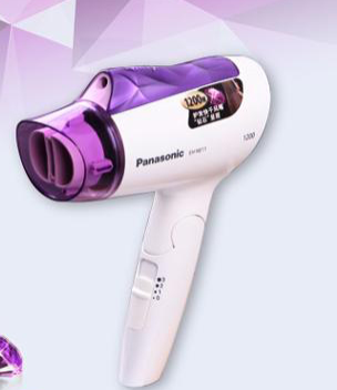 松下（Panasonic）電吹風(fēng)機大功率高速大風(fēng)力速干折疊便攜 送老婆女友負(fù)離子吹發(fā)護(hù)發(fā)電吹風(fēng)筒EH-NE11-V