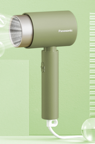 松下（Panasonic）電吹風(fēng)機大功率高速大風(fēng)力速干便攜送學(xué)生宿舍用負(fù)離子護(hù)發(fā)不傷發(fā)電吹風(fēng)筒EH-WNE5H禮盒款綠
